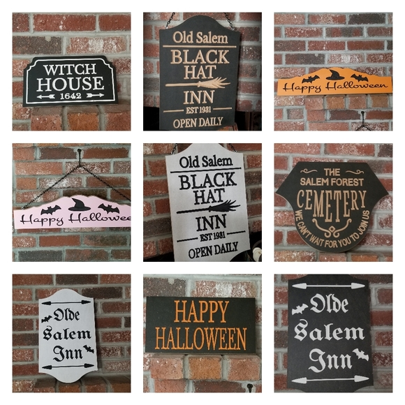 Black Hat Inn Salem Ma Mass Massachusetts Sign Happy...